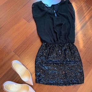 Black Sequin dress